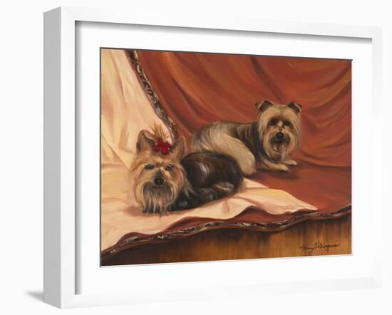 Terrier Couple-Tiffany Hakimipour-Framed Art Print