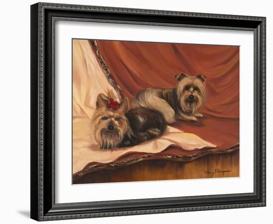 Terrier Couple-Tiffany Hakimipour-Framed Art Print