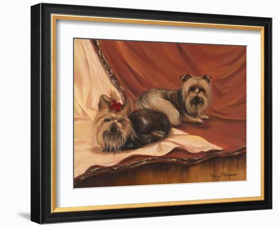 Terrier Couple-Tiffany Hakimipour-Framed Art Print