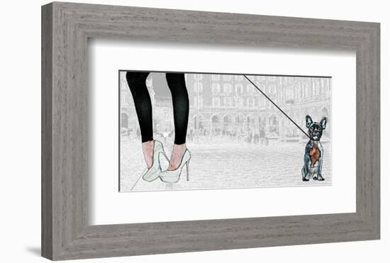 Terrier in Rome-SM Design-Framed Art Print