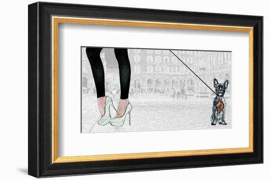 Terrier in Rome-SM Design-Framed Art Print