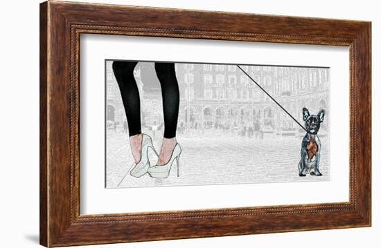 Terrier in Rome-SM Design-Framed Art Print