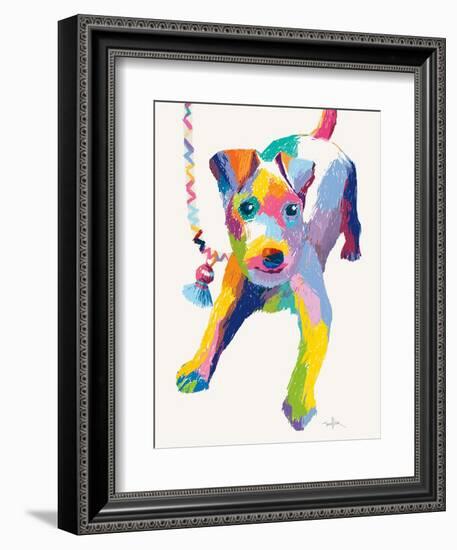 Terrier Sketch-Patti Mollica-Framed Art Print