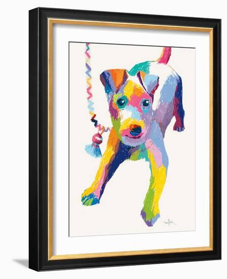 Terrier Sketch-Patti Mollica-Framed Art Print