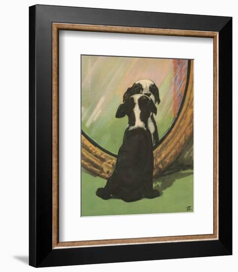 Terrier Trouble IV-null-Framed Art Print