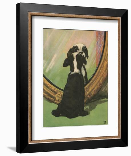 Terrier Trouble IV--Framed Art Print