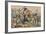 Terrific Combat Between Richard Coeur De Lion and Saladin, 1850-John Leech-Framed Giclee Print