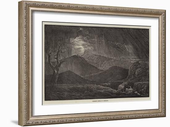 Terrific Storm in Grenada-null-Framed Giclee Print