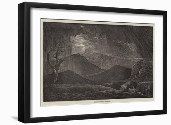 Terrific Storm in Grenada-null-Framed Giclee Print