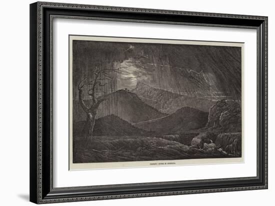 Terrific Storm in Grenada-null-Framed Giclee Print