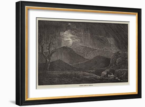 Terrific Storm in Grenada-null-Framed Giclee Print