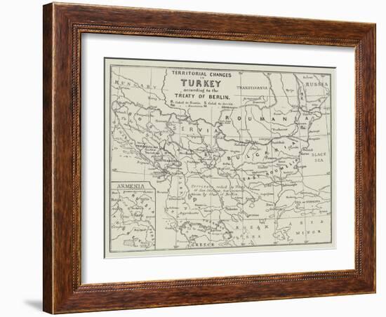 Territorial Changes in Turkey-null-Framed Giclee Print