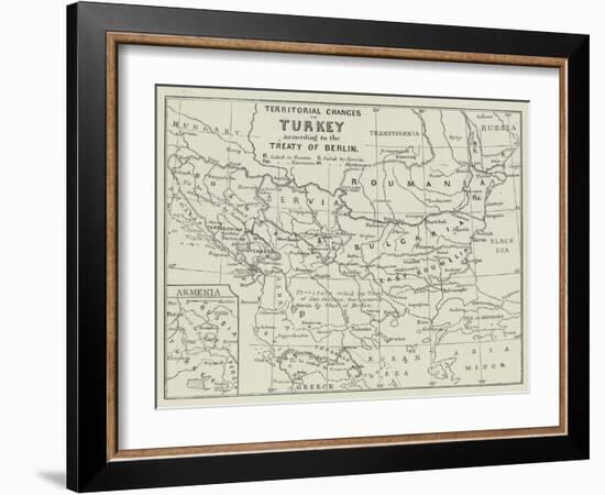 Territorial Changes in Turkey-null-Framed Giclee Print