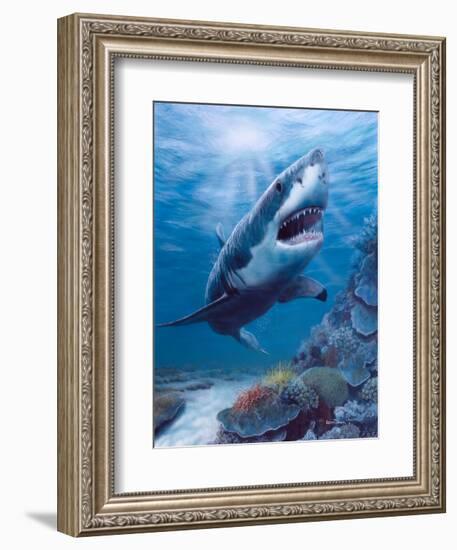 Terror of the Deep-Kevin Daniel-Framed Art Print