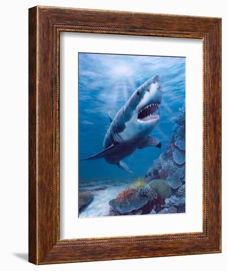 Terror of the Deep-Kevin Daniel-Framed Art Print