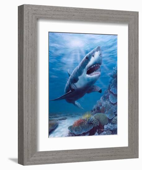 Terror of the Deep-Kevin Daniel-Framed Art Print