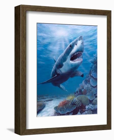 Terror of the Deep-Kevin Daniel-Framed Art Print