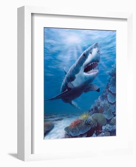 Terror of the Deep-Kevin Daniel-Framed Art Print