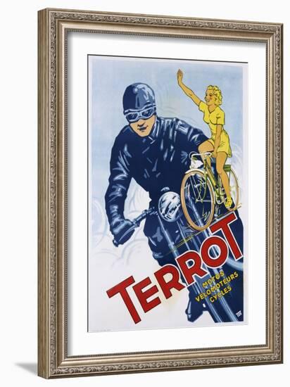 Terrot Cycles Poster-null-Framed Giclee Print