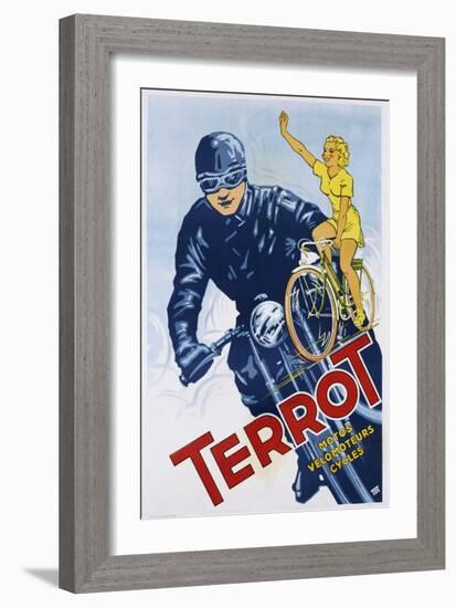 Terrot Cycles Poster-null-Framed Giclee Print