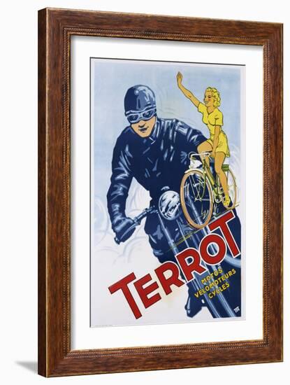 Terrot Cycles Poster-null-Framed Giclee Print