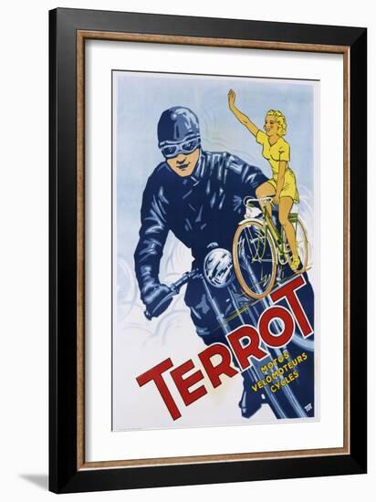 Terrot Cycles Poster-null-Framed Giclee Print