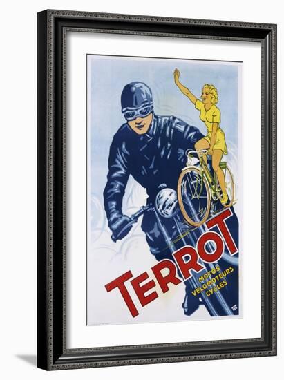 Terrot Cycles Poster-null-Framed Giclee Print