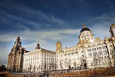 The Three Graces - Liverpool Skyline-terry bouch-Photographic Print