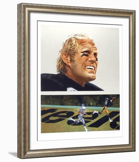 Terry Bradshaw-Merv Corning-Framed Limited Edition