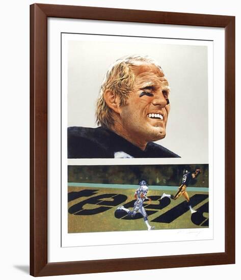 Terry Bradshaw-Merv Corning-Framed Limited Edition