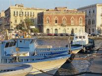 Fishing Boats in Port at Santa Teresa Di Gallura on the Island of Sardinia, Italy, Mediterranean-Terry Sheila-Framed Photographic Print