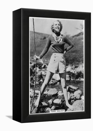 Terry Walker, American Film Actress, C1936-C1939-null-Framed Premier Image Canvas