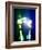 Tesla Coils Firing, Artwork-Victor Habbick-Framed Photographic Print