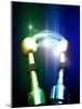 Tesla Coils Firing, Artwork-Victor Habbick-Mounted Photographic Print