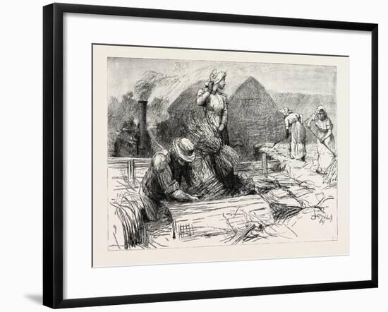 Tess of the D'Urbervilles: It Was Not Till About Three O'Clock That Tess Raised Her Eyes and Gave a-null-Framed Giclee Print