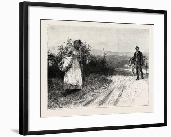 Tess of the D'Urbervilles: Tess Stood Still, and Turned to Look Behind Her-null-Framed Giclee Print