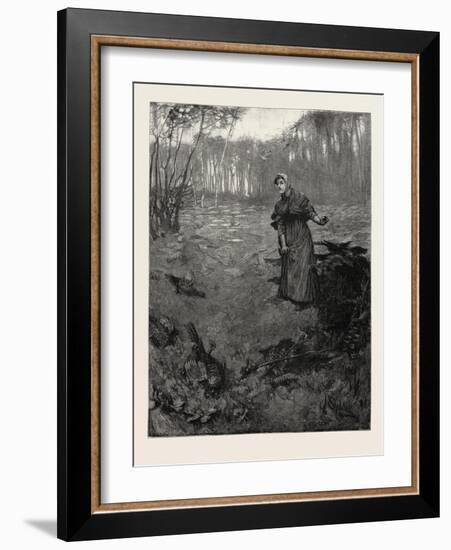 Tess of the D'Urbervilles: The Plantation Wherein She Had Taken Shelter Ran Down at This Spot into-null-Framed Giclee Print