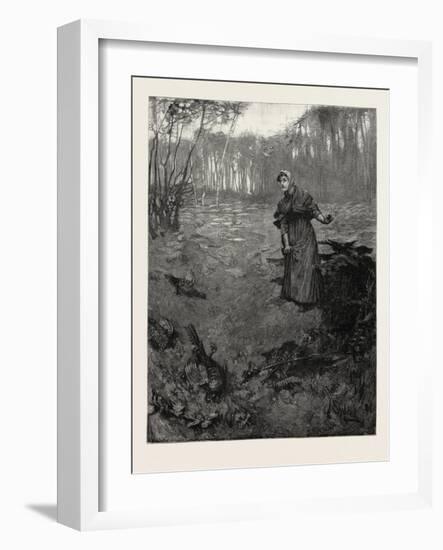Tess of the D'Urbervilles: The Plantation Wherein She Had Taken Shelter Ran Down at This Spot into-null-Framed Giclee Print