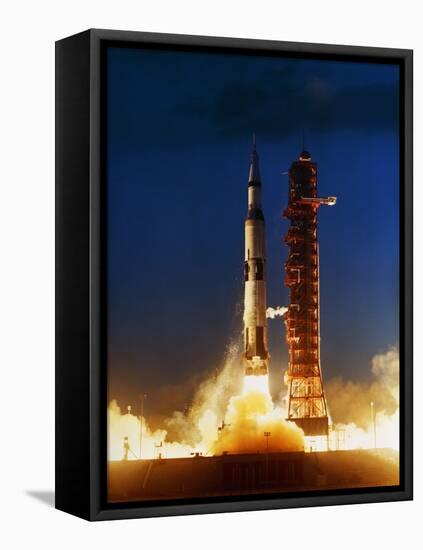 Test Firing of a Saturn V-null-Framed Premier Image Canvas