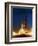 Test Firing of a Saturn V-null-Framed Photographic Print