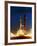 Test Firing of a Saturn V-null-Framed Photographic Print