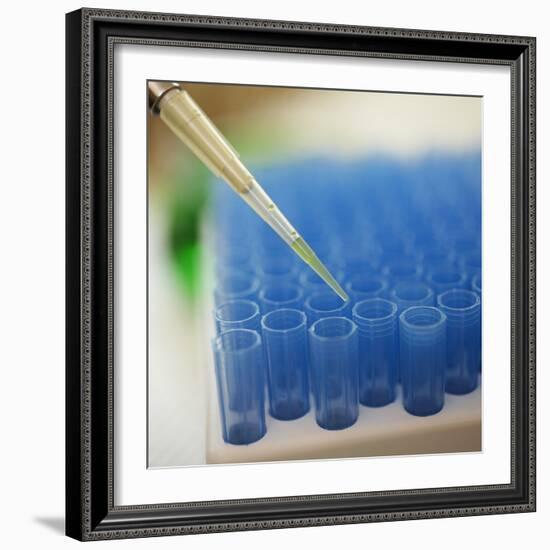 Test Tube Experiment-Tim Pannell-Framed Photographic Print