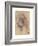 Testa Di Donna Di Profilo-Leonardo Da Vinci-Framed Giclee Print