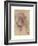 Testa Di Donna Di Profilo-Leonardo Da Vinci-Framed Giclee Print