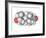 Testosterone Hormone, Molecular Model-Laguna Design-Framed Photographic Print