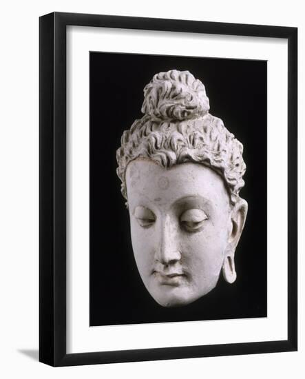 Tête de Buddha-null-Framed Giclee Print