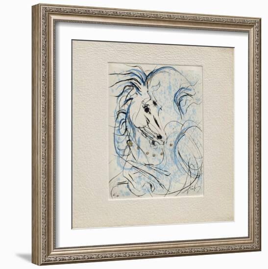 Tête de cheval-Jean-marie Guiny-Framed Limited Edition