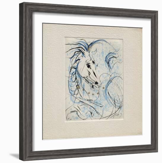 Tête de cheval-Jean-marie Guiny-Framed Limited Edition