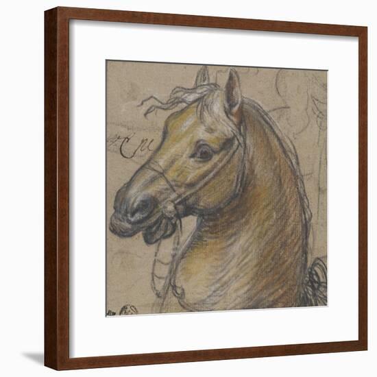 Tête de cheval-Charles Le Brun-Framed Giclee Print