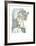 Tete de Femme au Chignon-Pablo Picasso-Framed Collectable Print